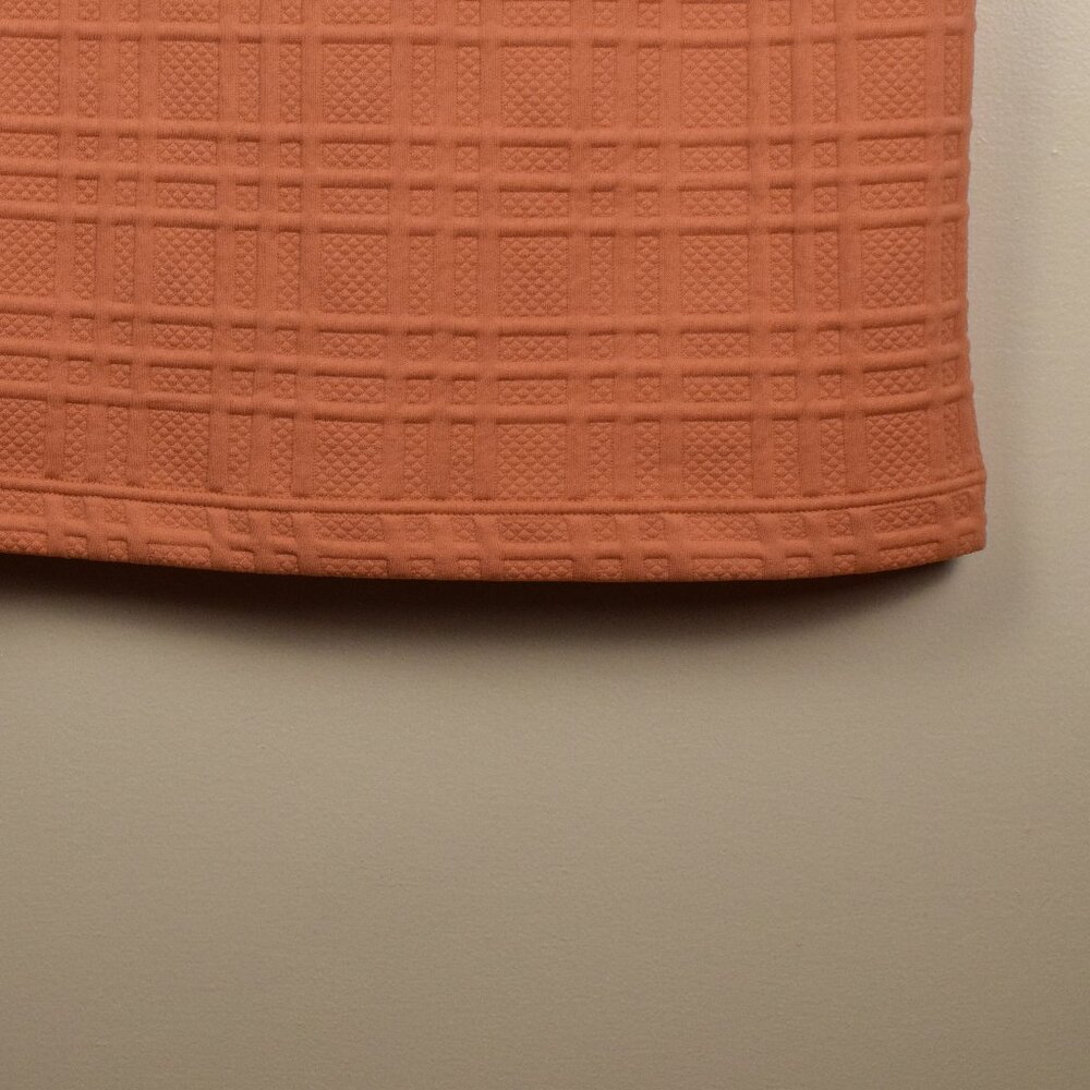 Sharagano Bodycon Terracotta Textured Knit Midi Sheath Dress Career Spring - 8 - Picture 4 of 8